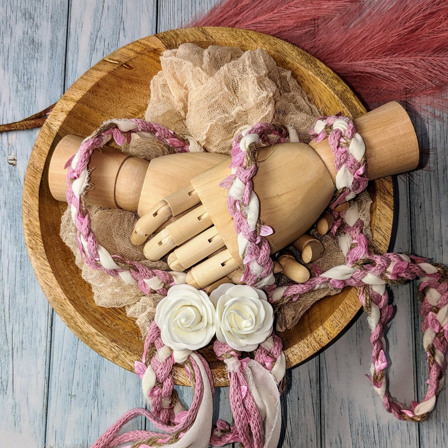 Uniek Ontwerp: handfastingslint Roze