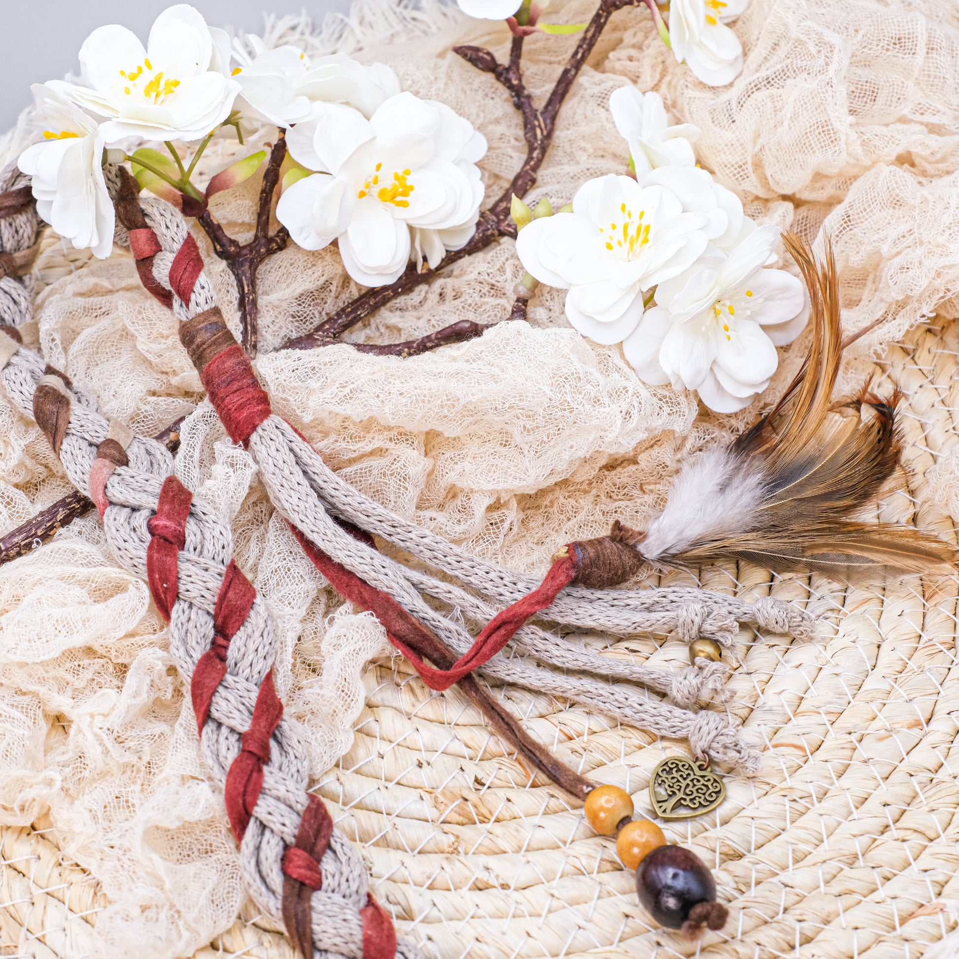 Handfasting lint autumn Boho - Mystieke Cirkel Online