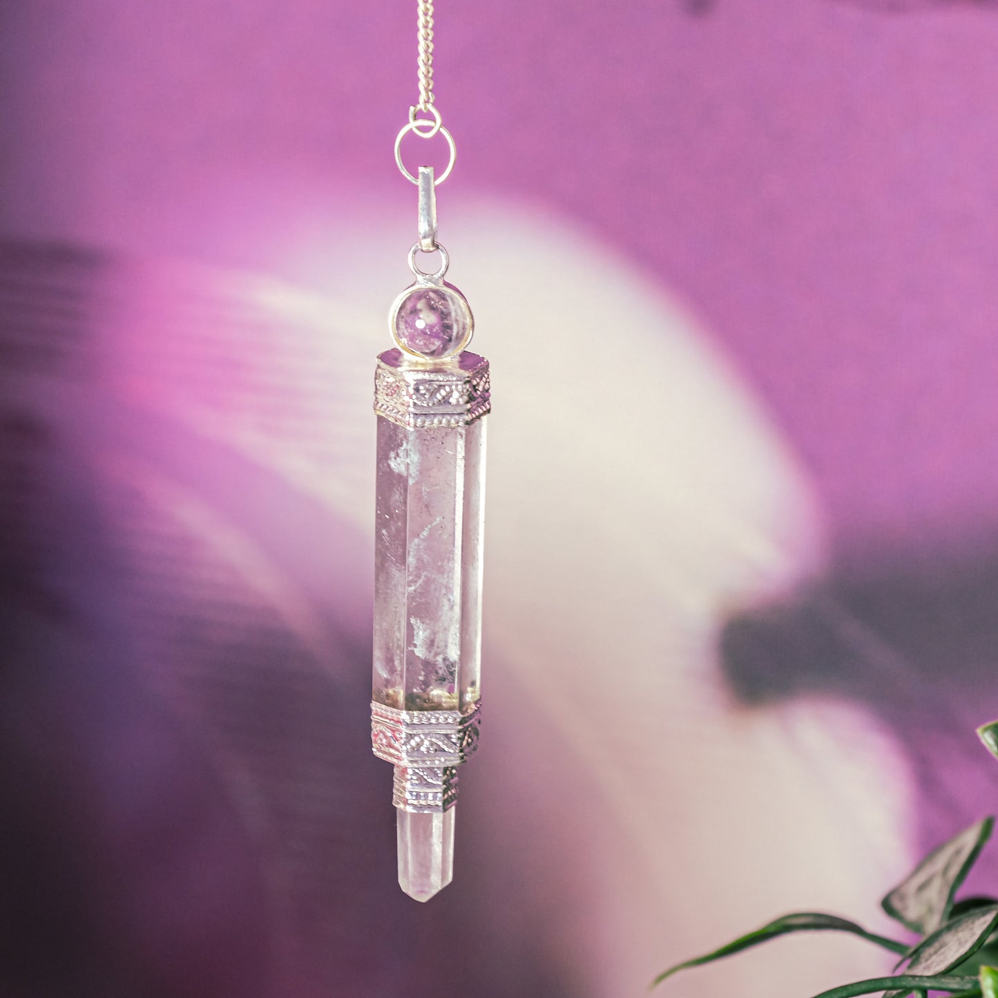 Pendel Powerwand Bergkristal - Mystieke Cirkel Online