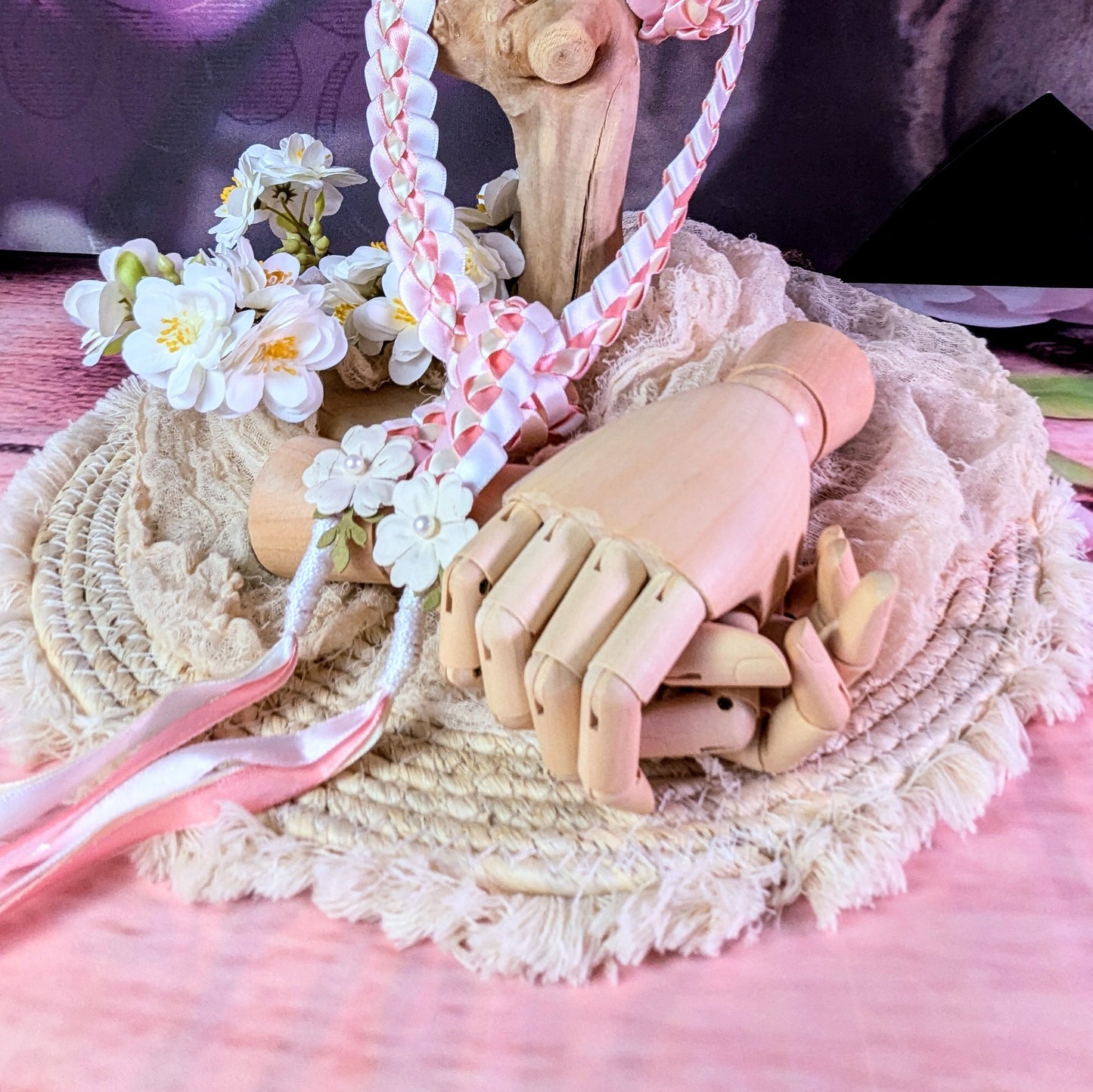 Handfasting lint Sweet Blossom