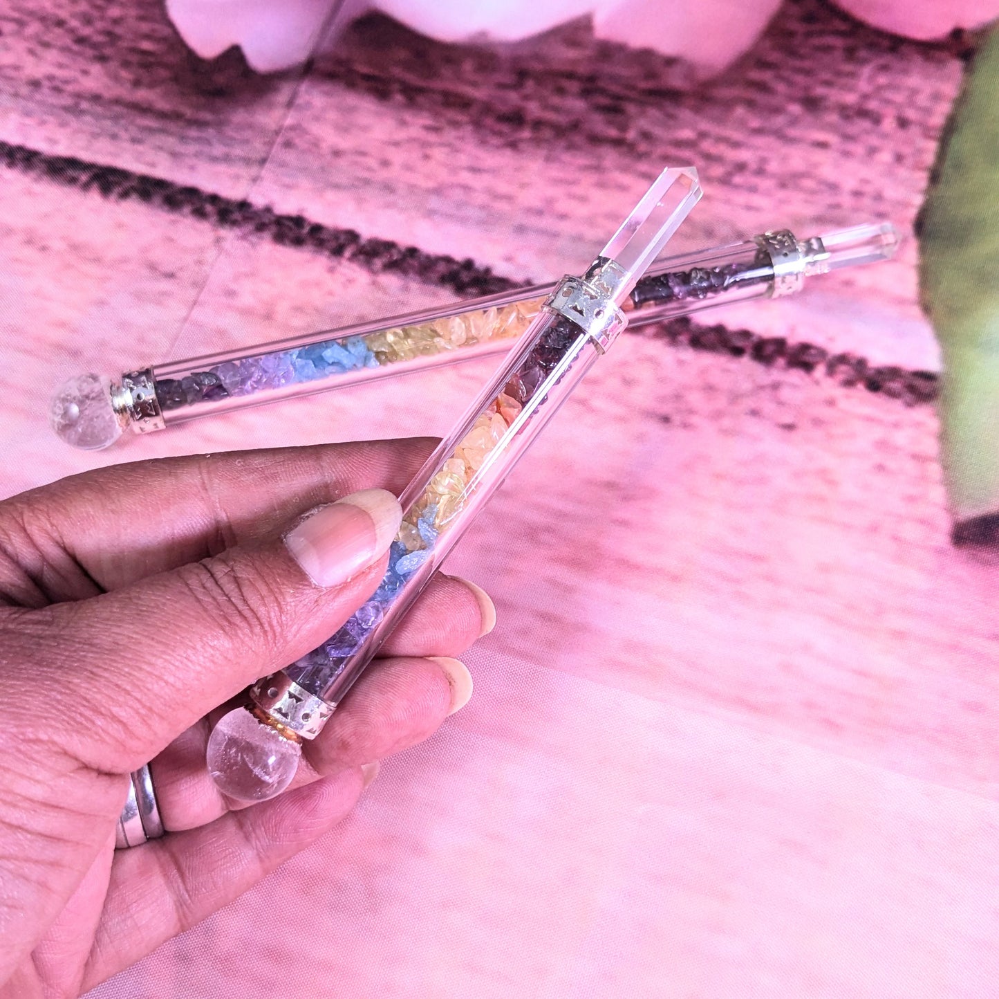 Chakra magisch healing wand 18 cm