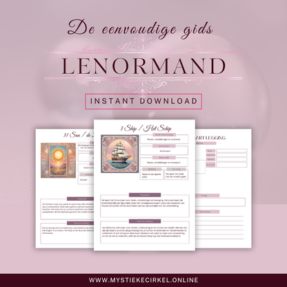 E-book : De Eenvoudige Gids, Lenormand Waarzegkaarten