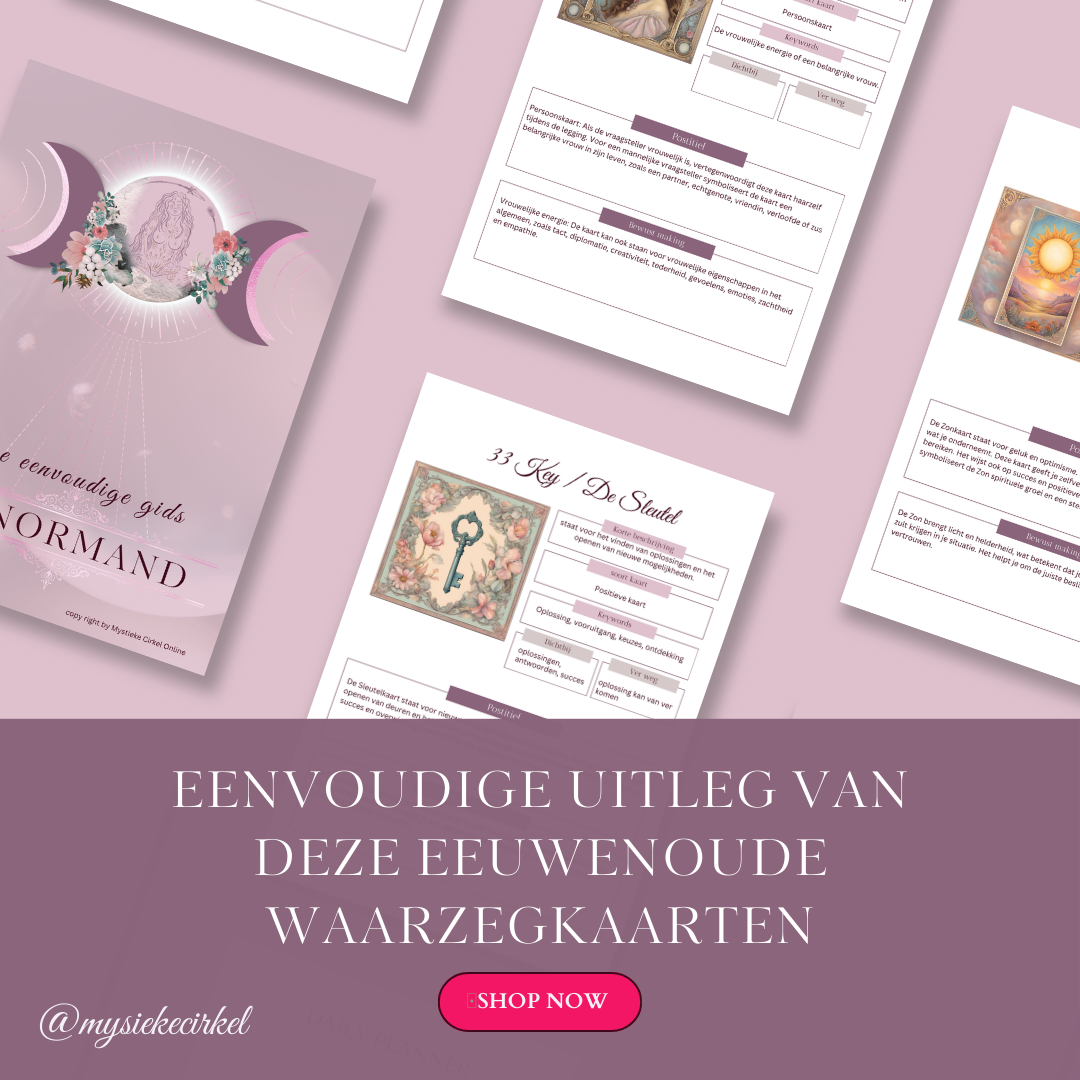 E-book : De Eenvoudige Gids, Lenormand Waarzegkaarten