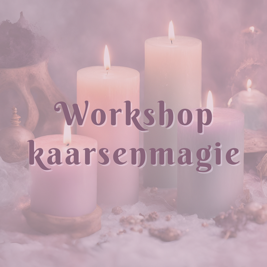 Workshop kaarsenmagie - Mystieke Cirkel Online